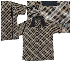 CoolScat　S/Sアーガイルボーリングシャツ