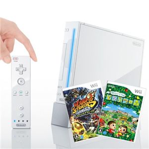 【期間限定1月13日まで】Wii本体＋新作『どうぶつの森』＋マリオ